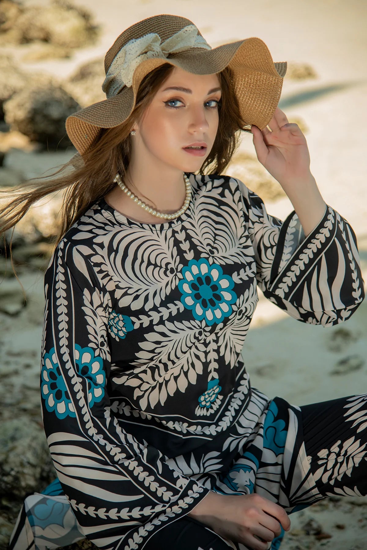 Kopar Long Dress