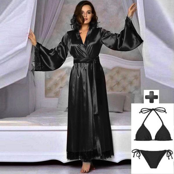 3 PIECE NIGHTWEAR GOWN+BRA+PANTY