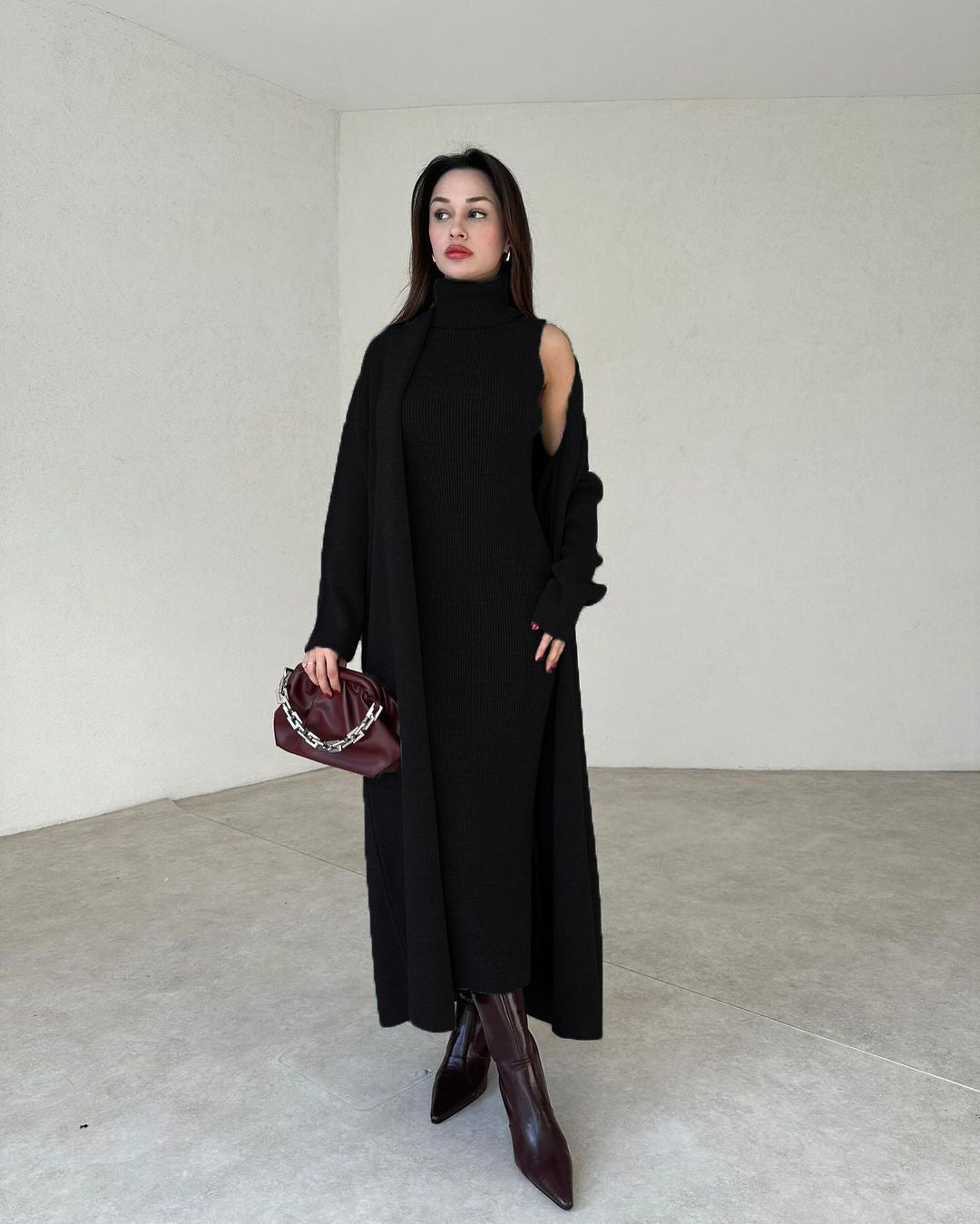 2 PCS BODYCON & GOWN