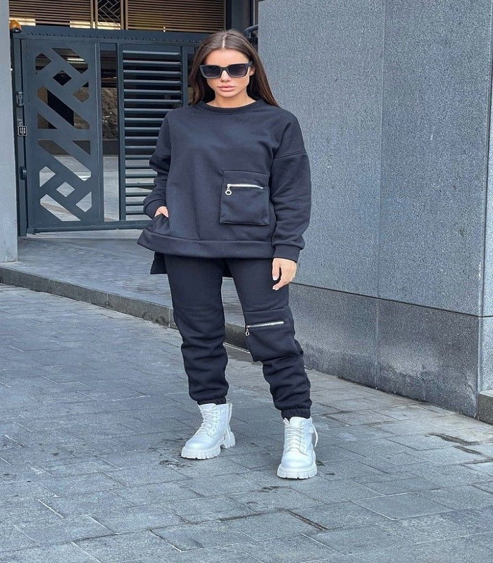 Winter Pocket Style Tracksuit